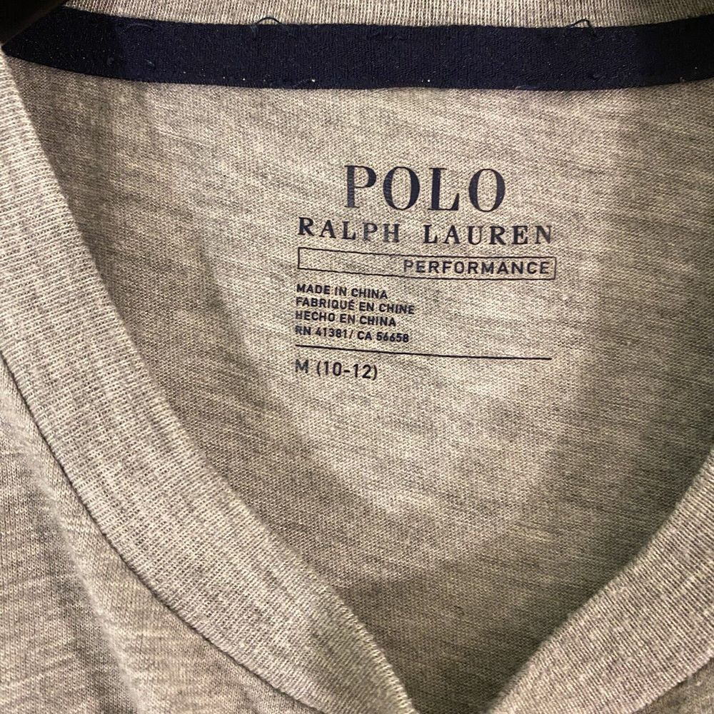 Polo Ralph Lauren Performance Short Sleeve T-Shirt Youth Size Medium 10/12 Pony - Picture 3 of 7